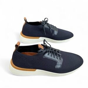 Wolf & Shepherd SwiftKnit Derby navy lace up sneakers men’s size 9